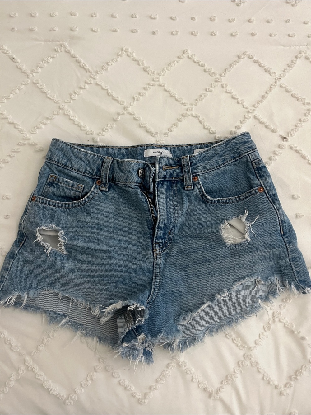 Cute high rise jean shorts